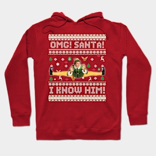 OMG! SANTA! - I know him! - ELF 2003 Hoodie